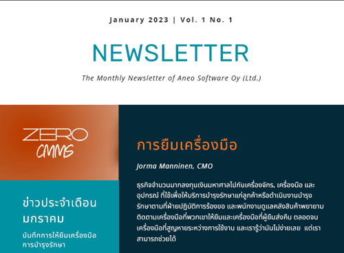 2023-01 Monthly Newsletter Teaser (THA)